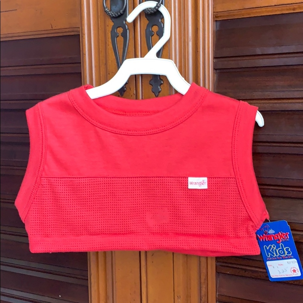 NWT Wrangler Mesh Crop Top